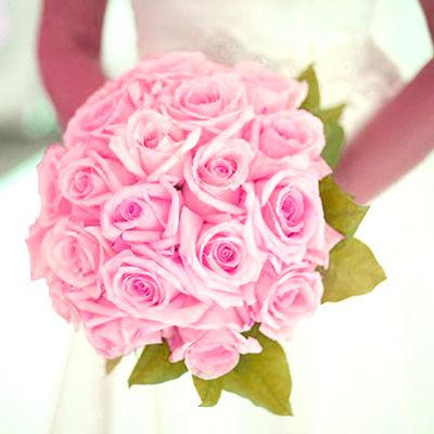 Light Pink Rose Bridal Bouquet
