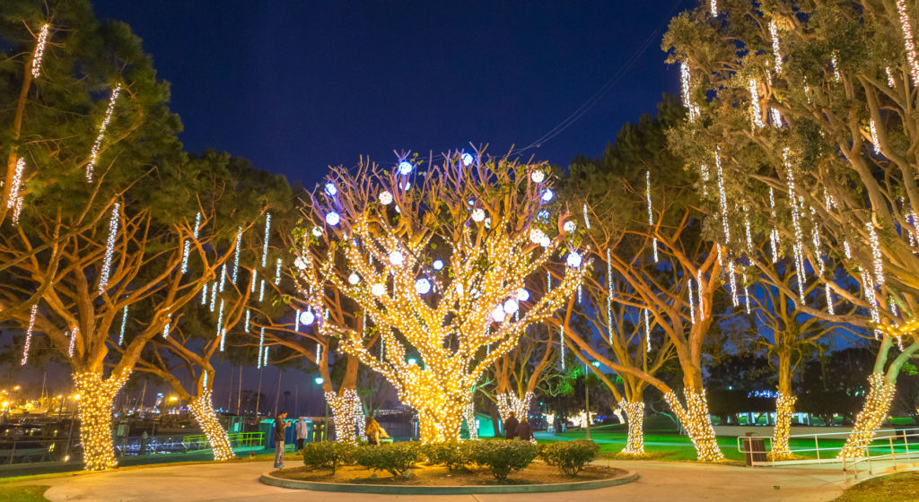 marina del rey holiday banner