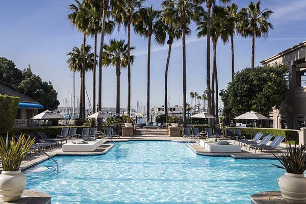 The pool at Ritz Carlton