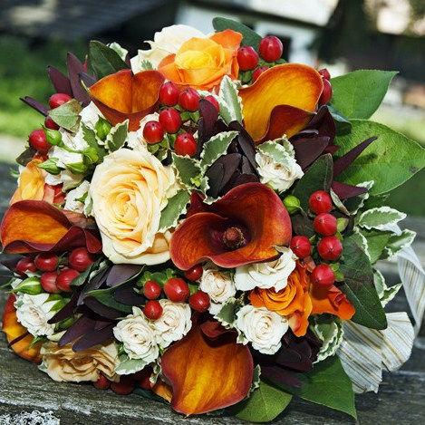 Touches of Fall Bridal Bouquet