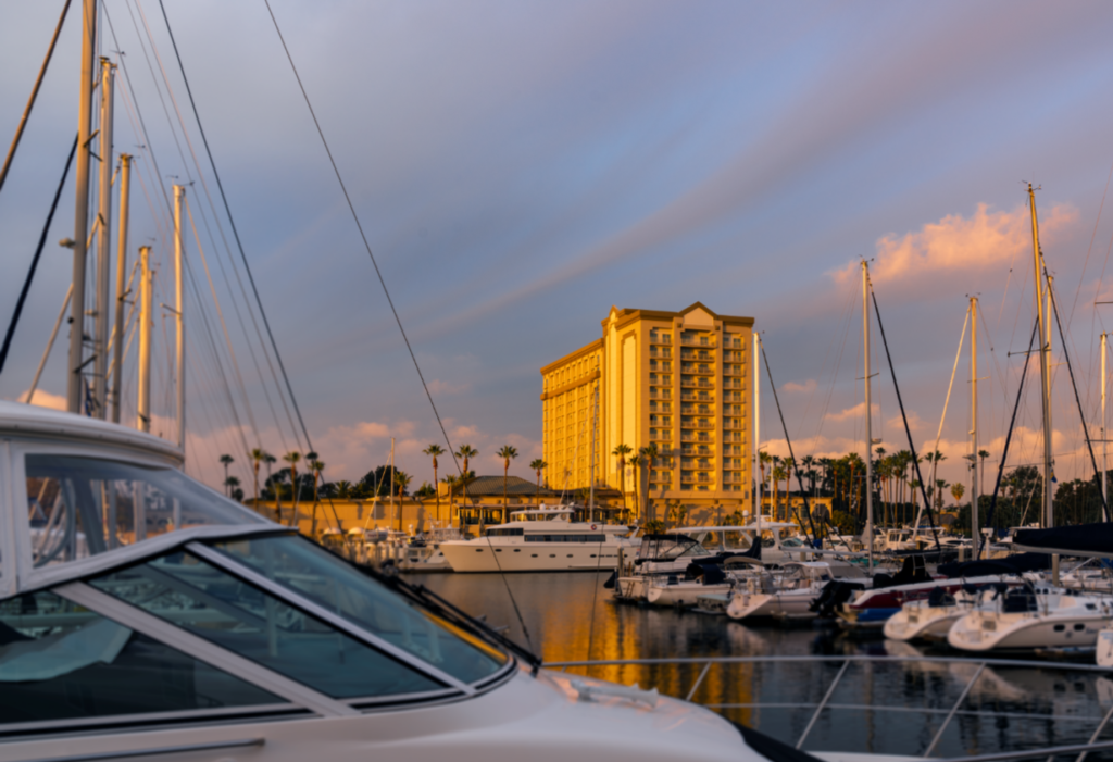 The Ritz-Carlton Marina del Rey at sunset